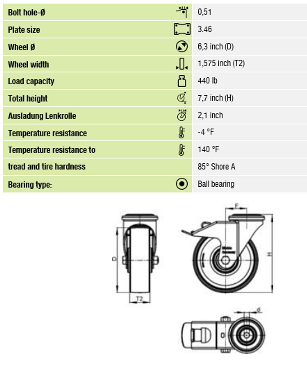 LER-TPA 160K-FI dimensions