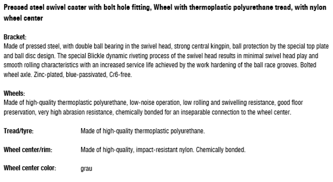 LER-PATH 125K-FK wheel and bracket information