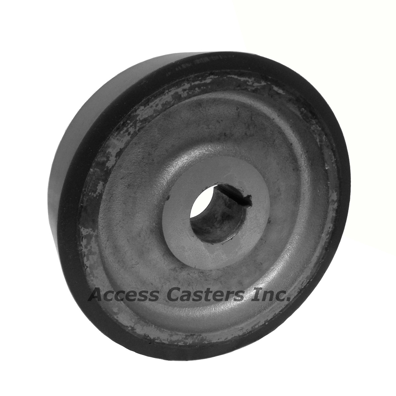 260536-AC 9" Replacement drive wheel that fits Louden Monorail and Cranes