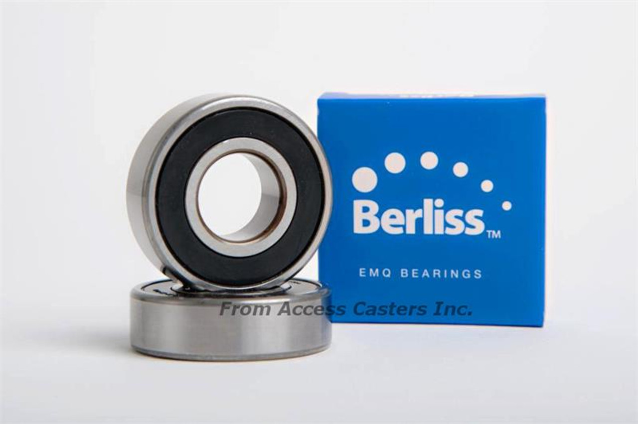 6000-2RS ABEC-3 precision ball bearings set of 10