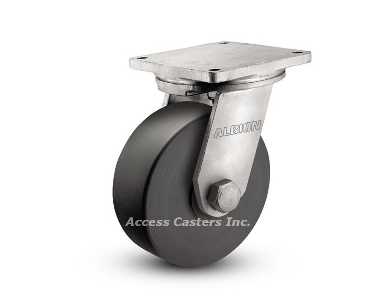 Picture shows caster with 10 Inch wheel.