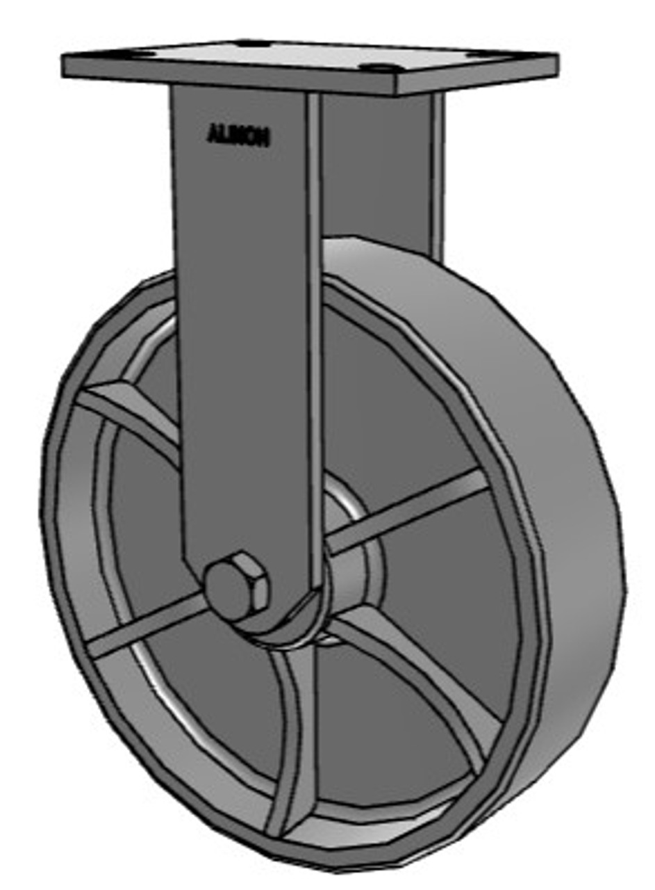 90CA12501R Albion 12" Heavy duty rigid caster 90CA12501R Albion 12" Heavy duty rigid caster