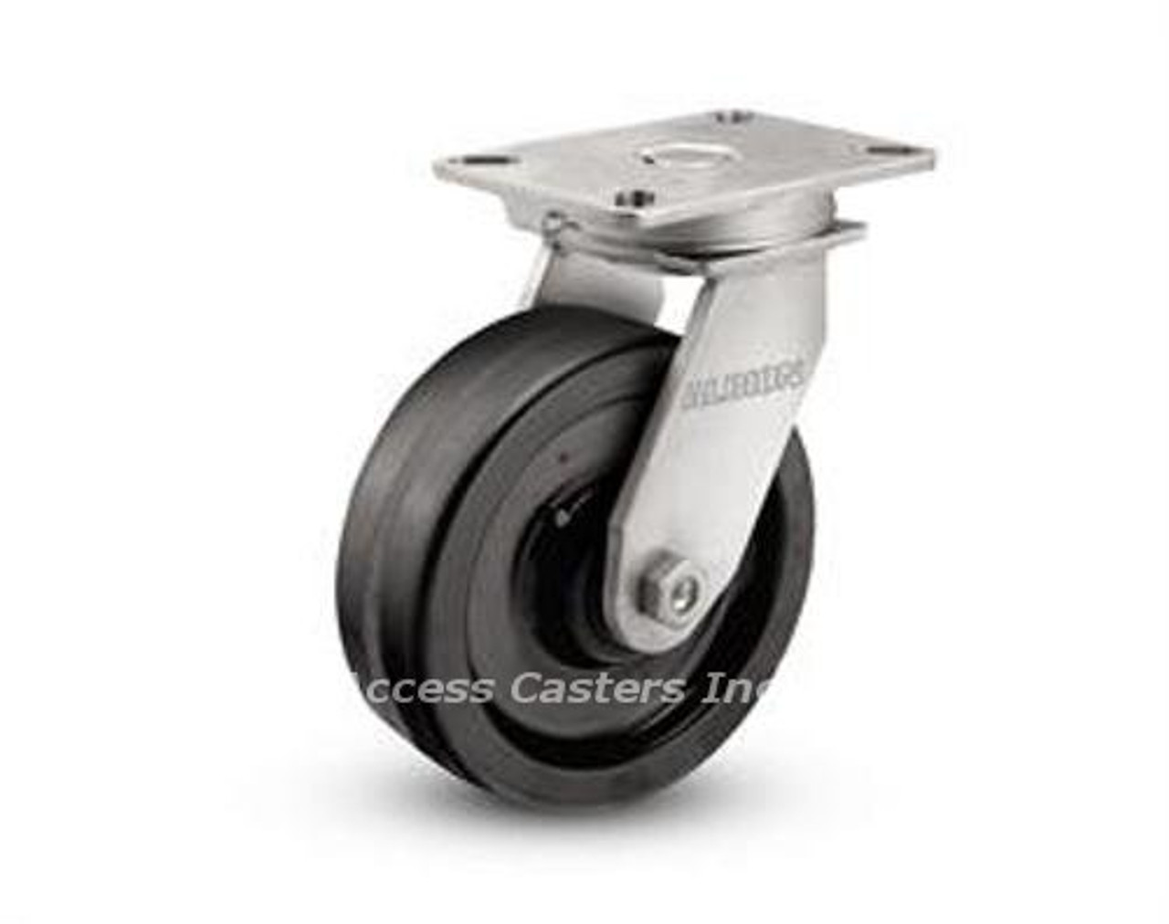 Picture shows caster with 10" x 3" wheel.