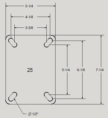 12T75HS 12" Swivel Heavy Duty Phenolic Caster Wheel