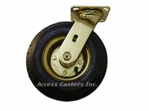 Brass swivel caster for Bellman's carts