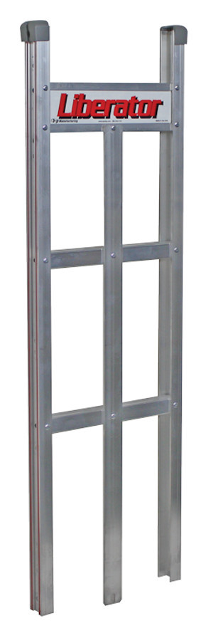 B2 B&P Hand Truck Frame, Straight Back with 1 Vertical Strap