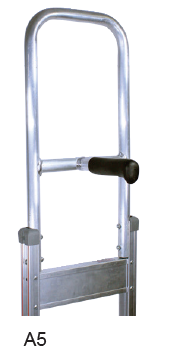 A5 B&P 62 Inch Squared Loop Handle, Single Pin Grip at 46 Inches