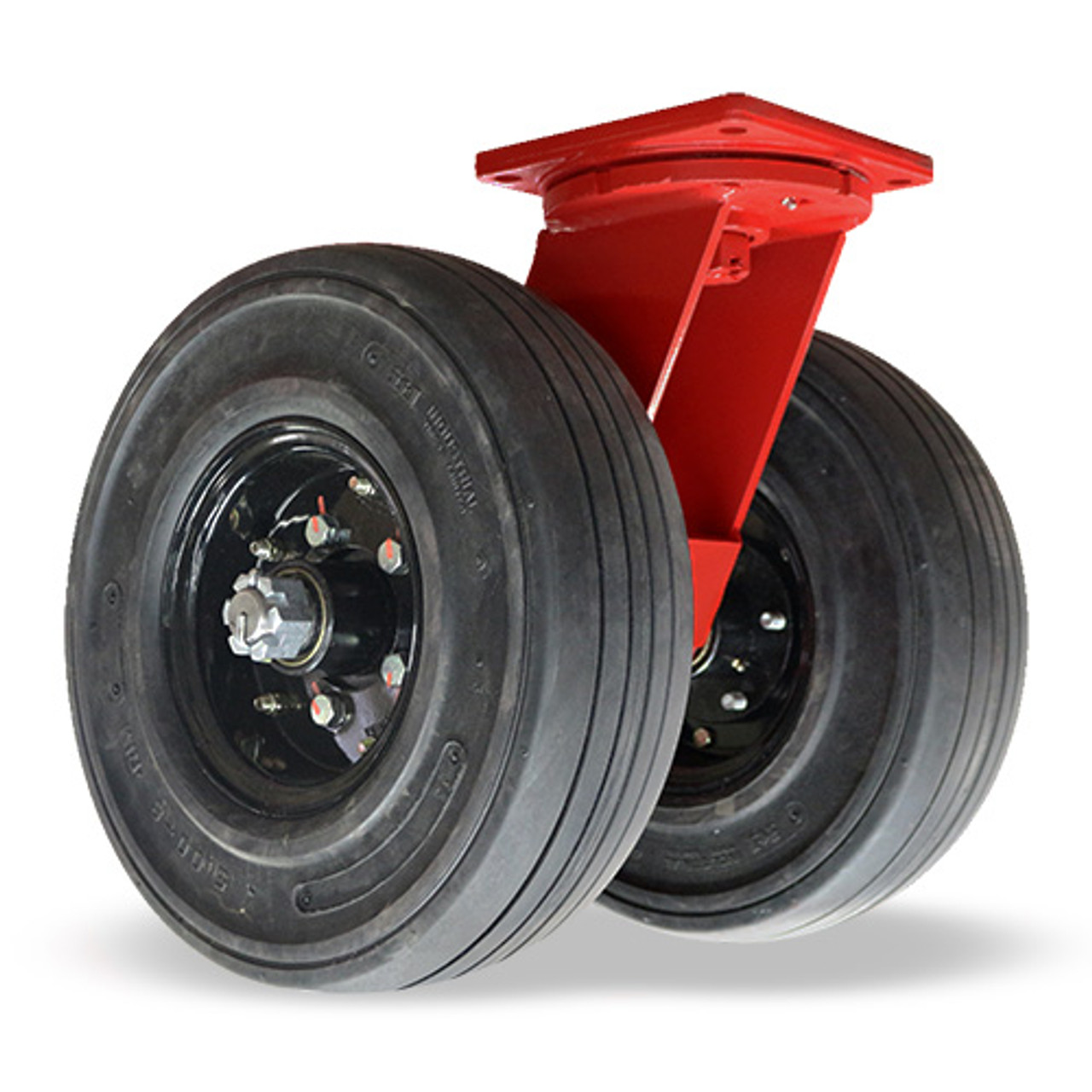 S-7718-SPRT Hamilton dual-wheel ground support caster, 18" wheels