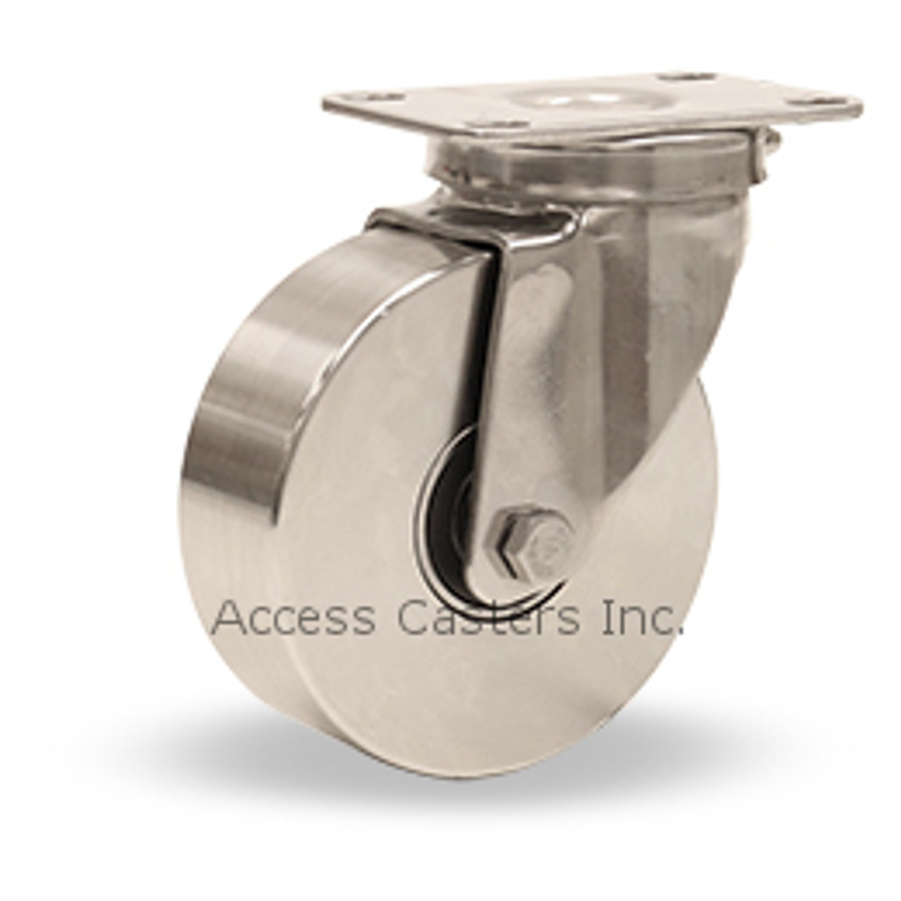 S-HSTL-4HSB 4" high temperature stainless steel caster with stainless steel