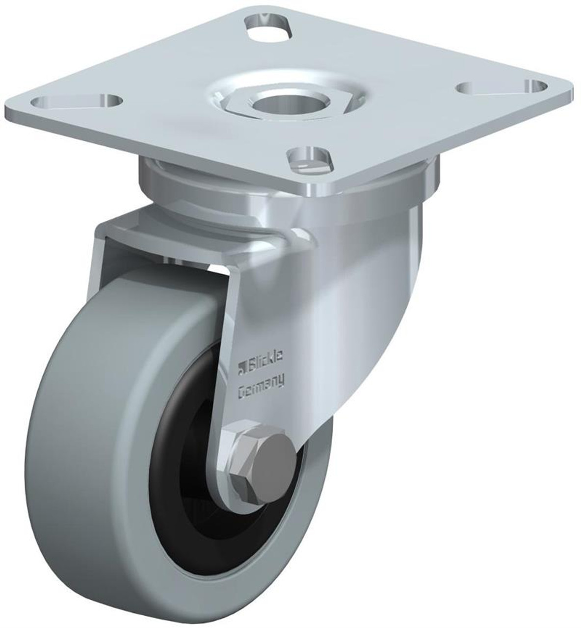 LPA-VPA 50K Blickle 50mm swivel caster with top plate