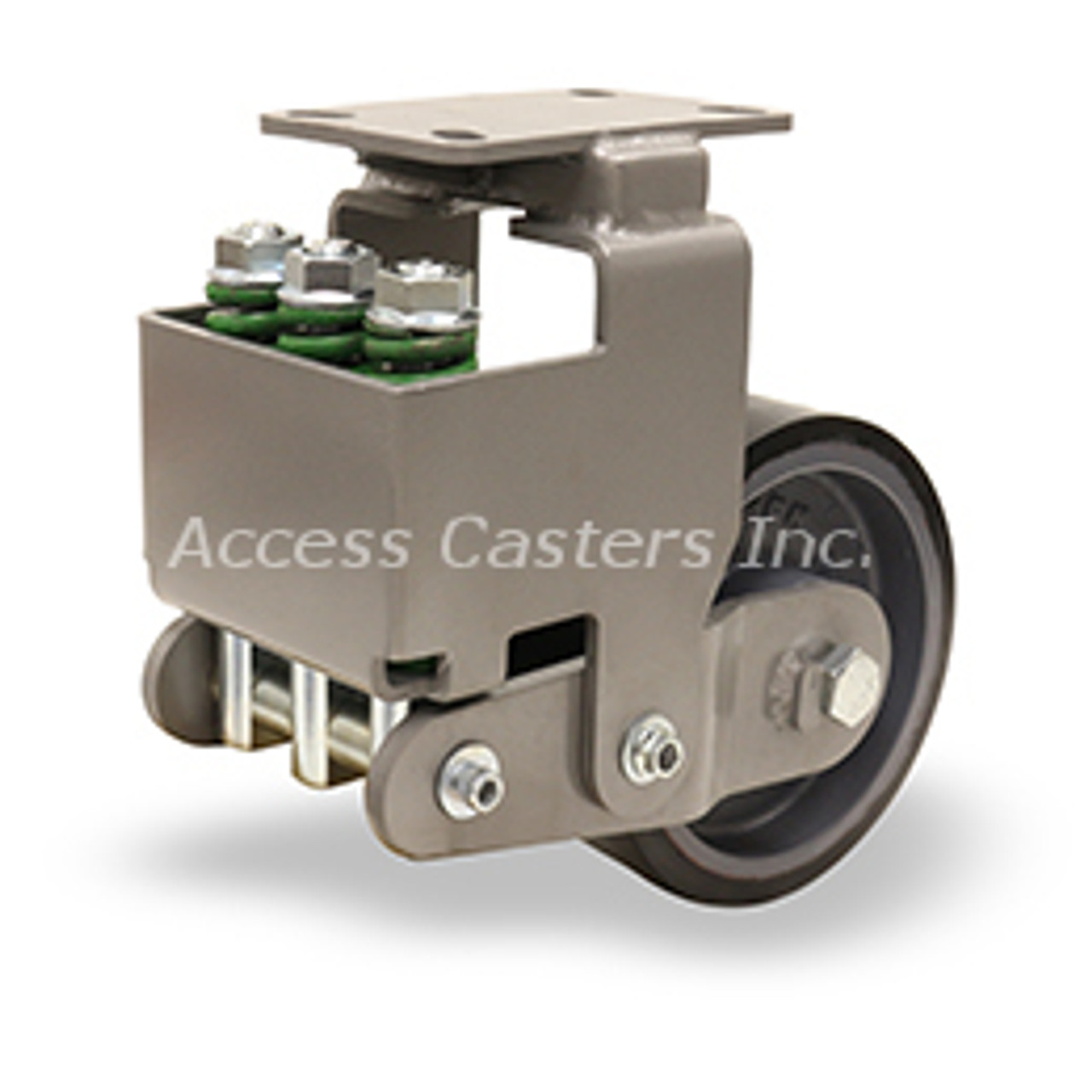 R-AEZFFM-63DB70 Spring loaded caster with 6" x 3" Duralast XC wheel