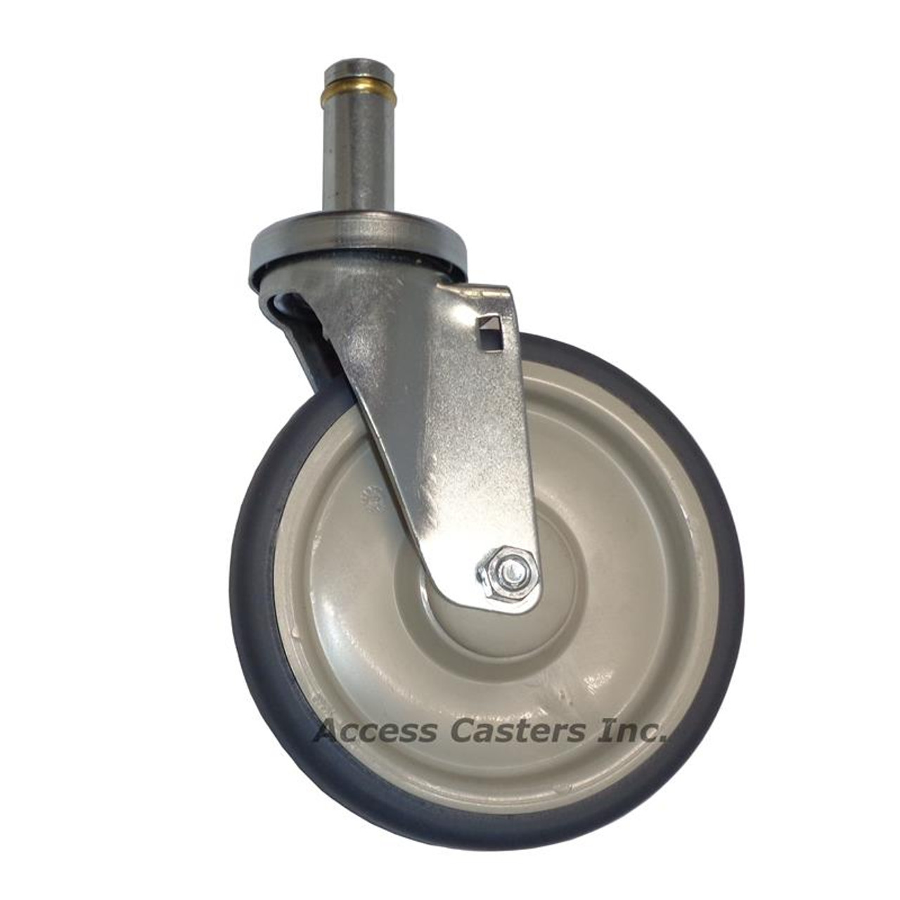 6MP-AC 6" Wire Stem Swivel Caster