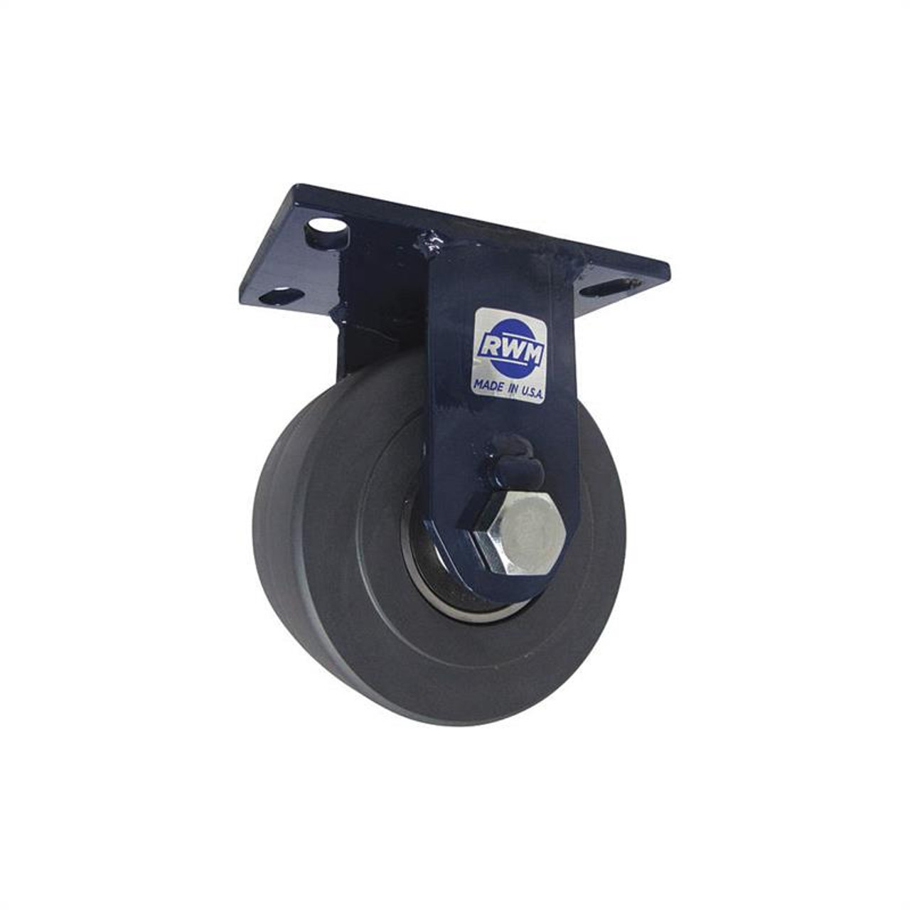 75-NYB-0630-R RWM 6 Inch Kingpliness Caster With Nylatron Wheel