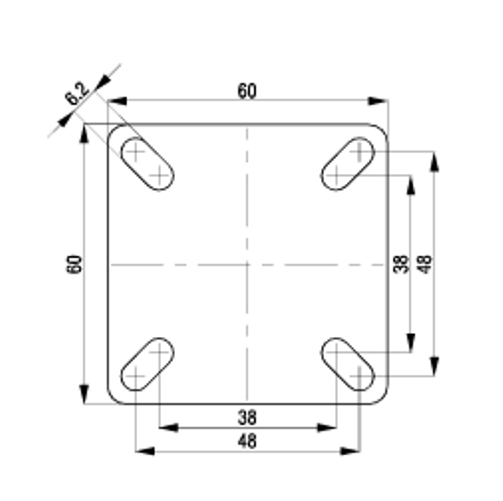 60MM x 60MM Plate Dimensions