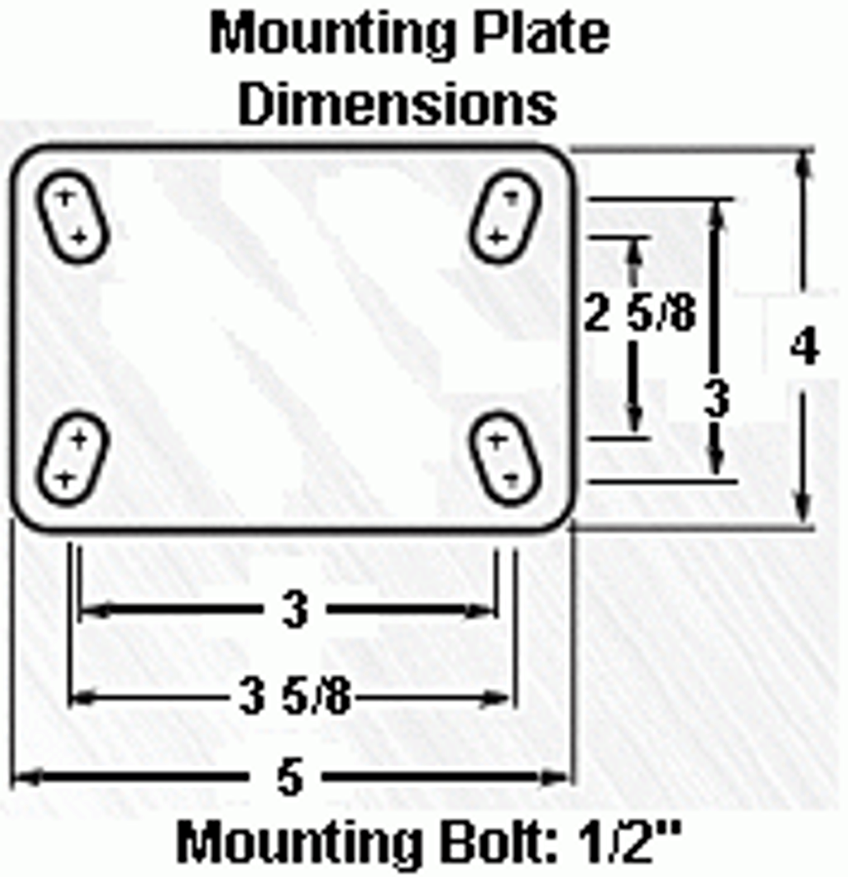 R-7108-PRB 8" Hamilton Cush-N-Aire 7100 Rigid Plate Caster, Pneumatic Wheel