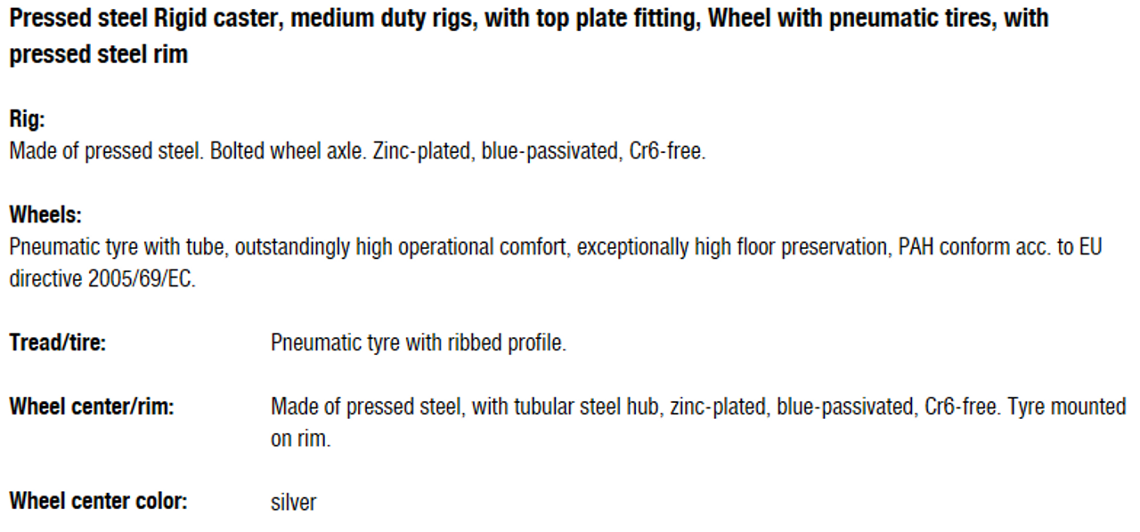 B-P 200R Wheel and Bracket Information