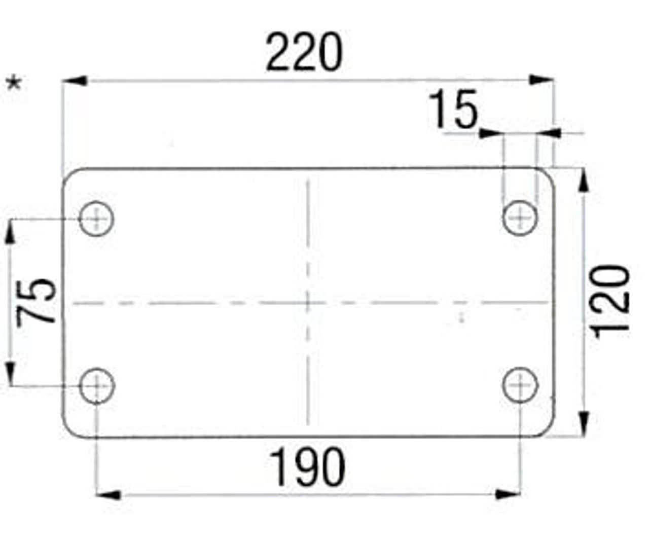 B-VLE 255K Blickle 10" Rigid Caster VLE Solid Tire Wheel Plate Ball Bearing