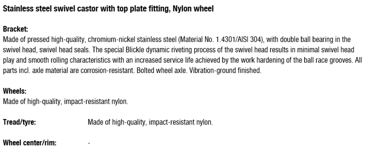 LEX-POG 200XK-14-FI wheel and bracket information