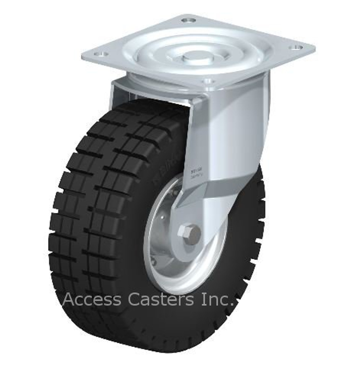 L-VLE 255K Blickle 10" Swivel Caster VLE Wheel Plate Ball Bearing