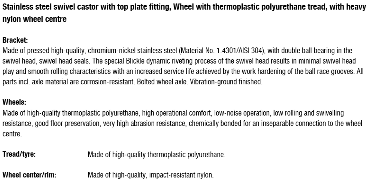 LEX-POTH 200XK-14 wheel and bracket information