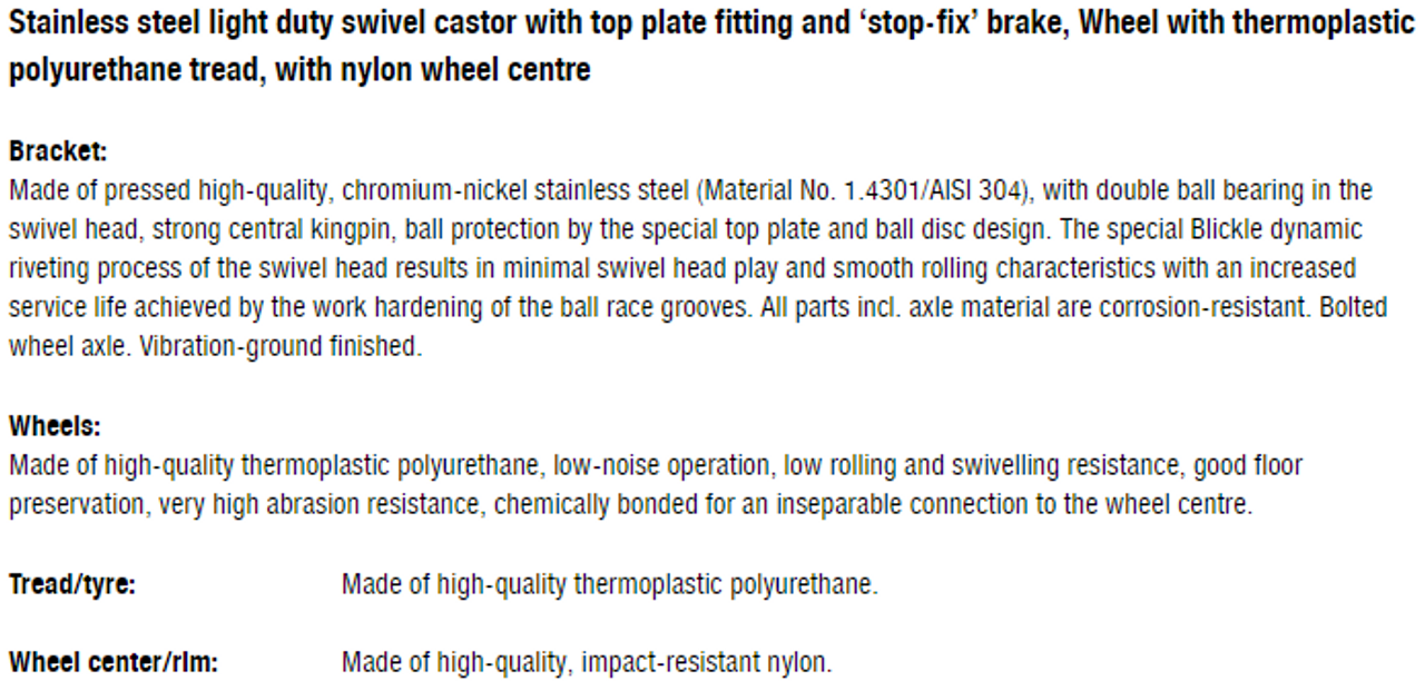 LKPXA-PATH 126KD-12-FI-FK wheel and bracket information