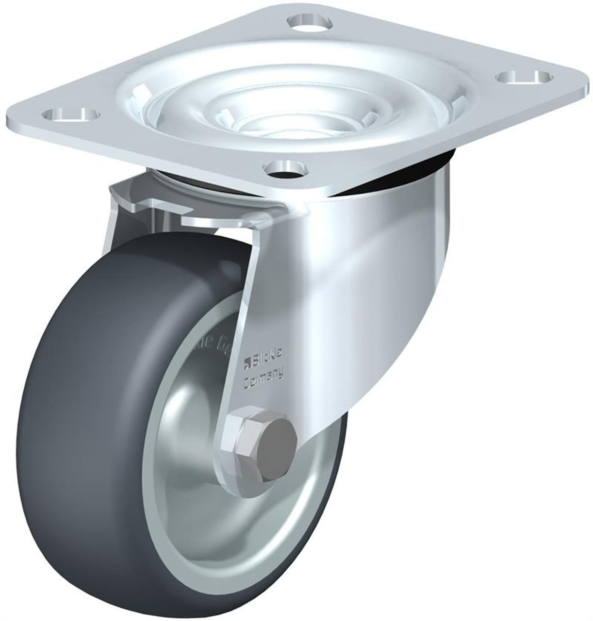 LE-TPA 80G Swivel caster with 80mm TPE wheel