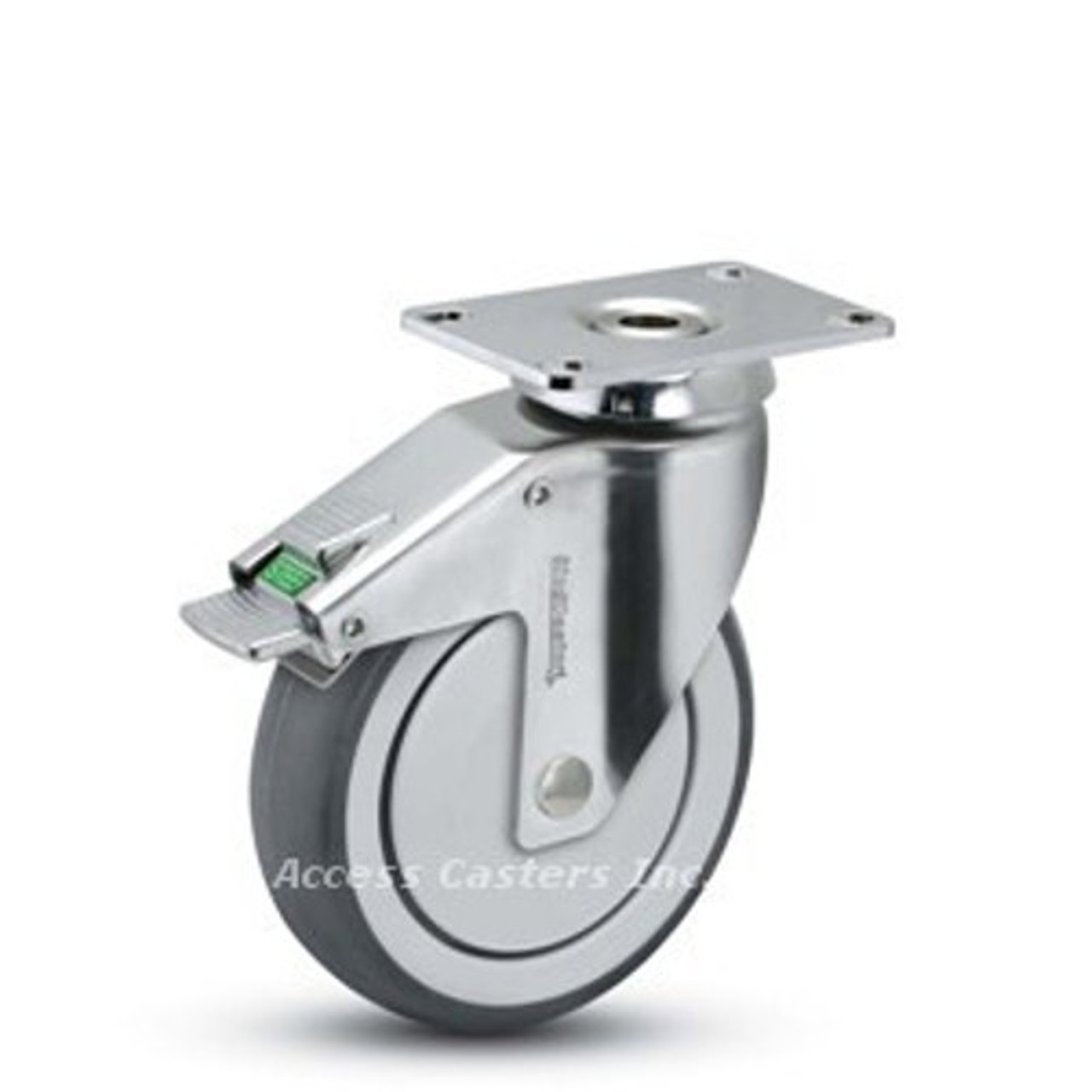 3 inch Swivel Stainless Steal with Total Lock TPR Caster Wheel