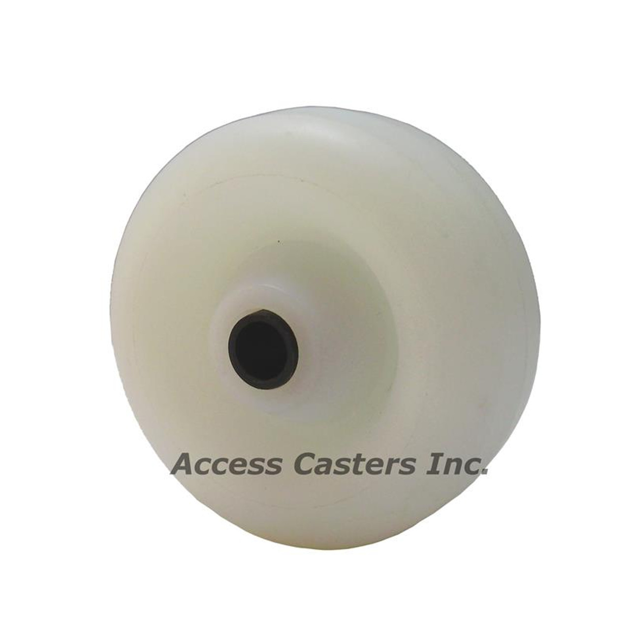 3" x 1-1/4" sanitary white nylon wheel