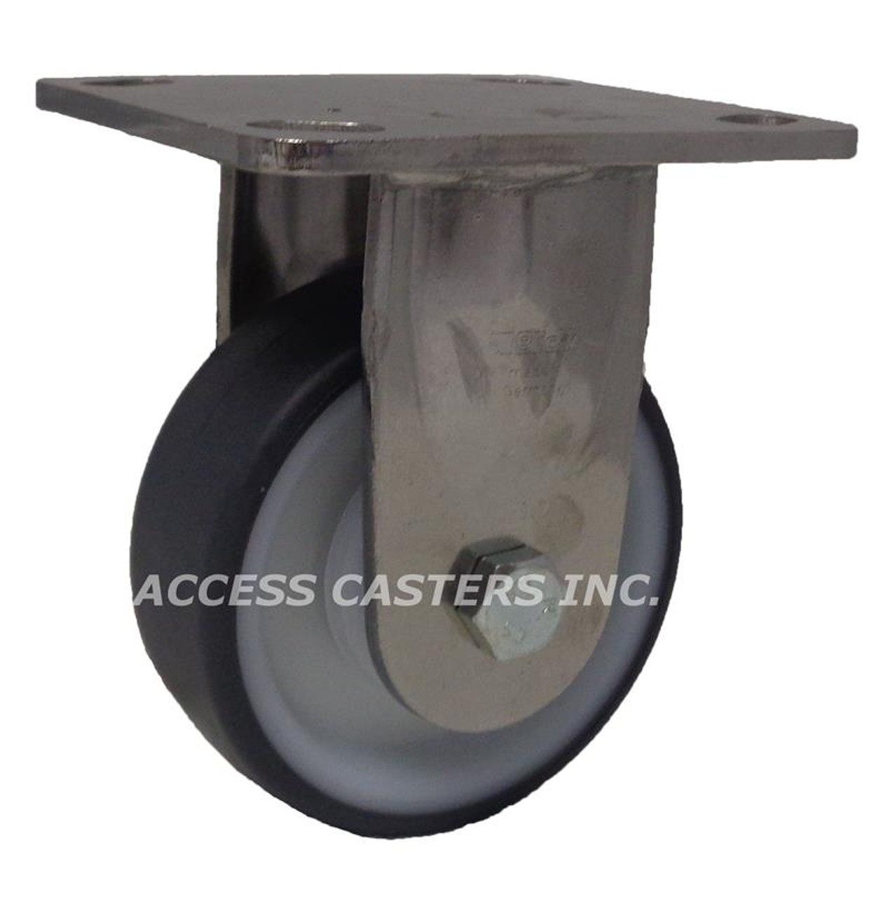 BKSX-POTH 100KD-14 Blickle 4" POTH Wheel Stanless Steel Rigid Plate Caster