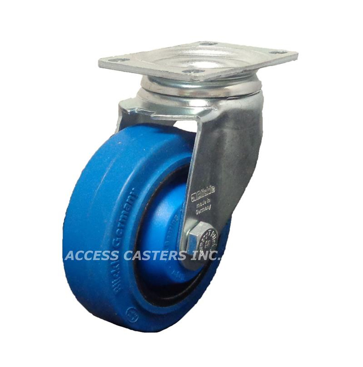 L-POEV 101K-12-SB-FK Blickle 4" Swivel Caster POEV Wheel Plate Caster Ball