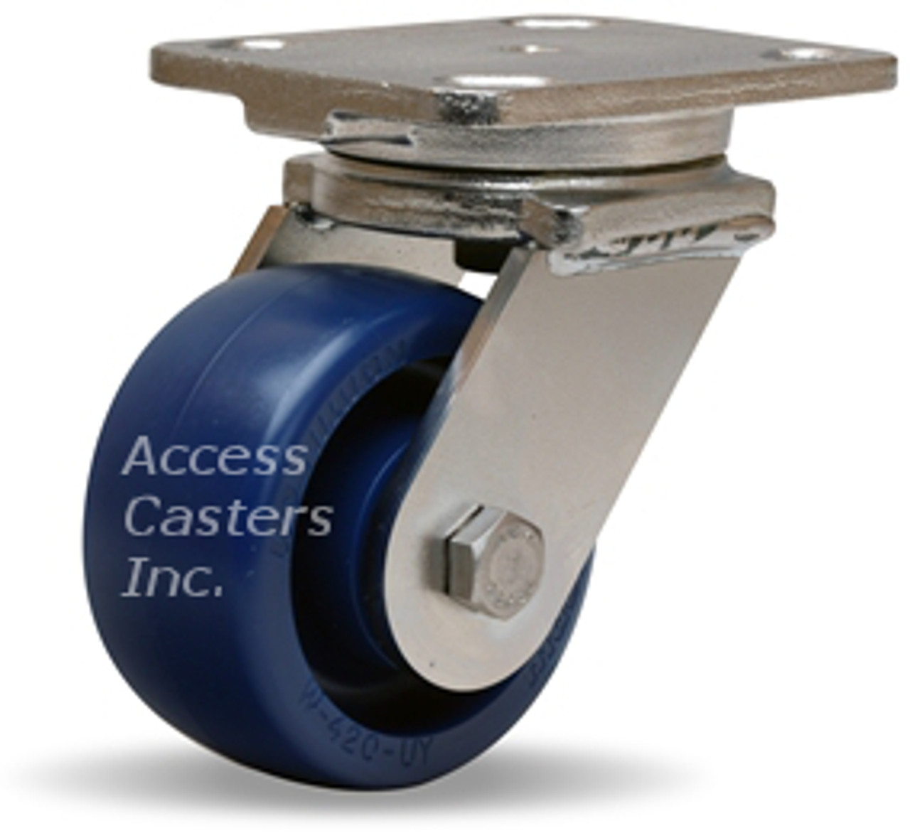 S-WHS-4UYZ 4 Inch Workhorse Stainless Steel Swivel Caster