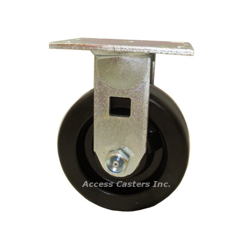 5" rigid caster with phenolic wheel