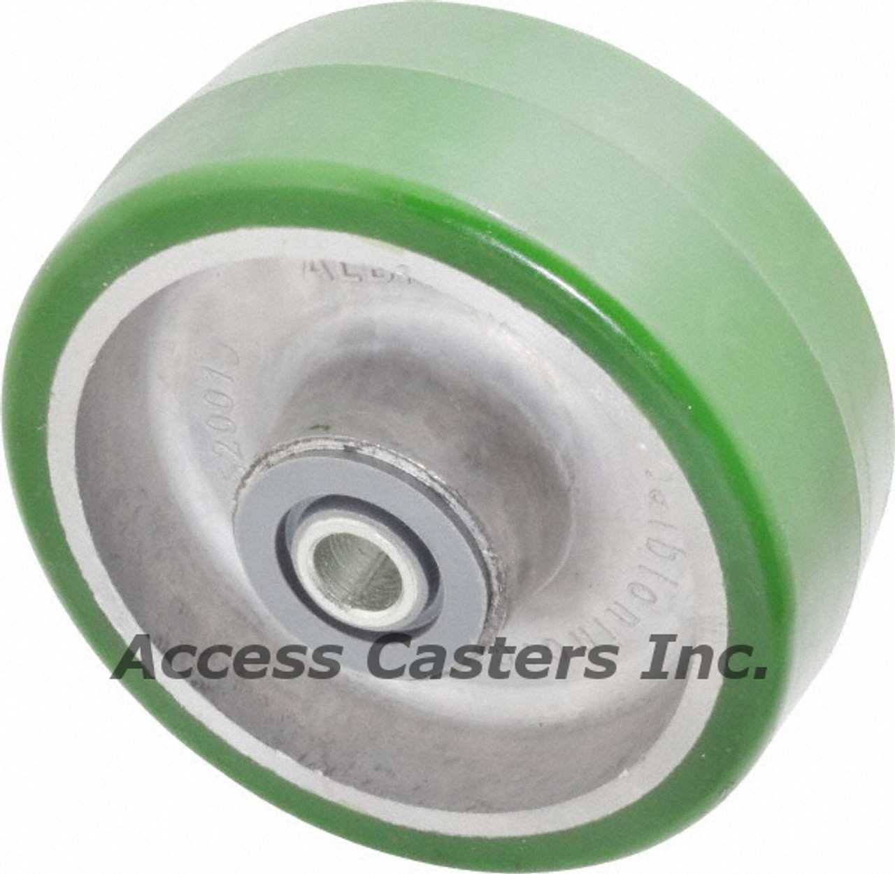 PD0520112 5x2 polyurethane on aluminum wheel