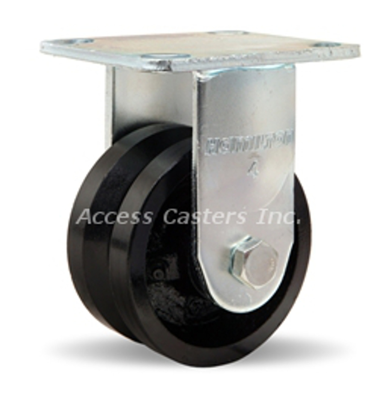 R-524-V Hamilton V-Grooved Iron Wheel Caster