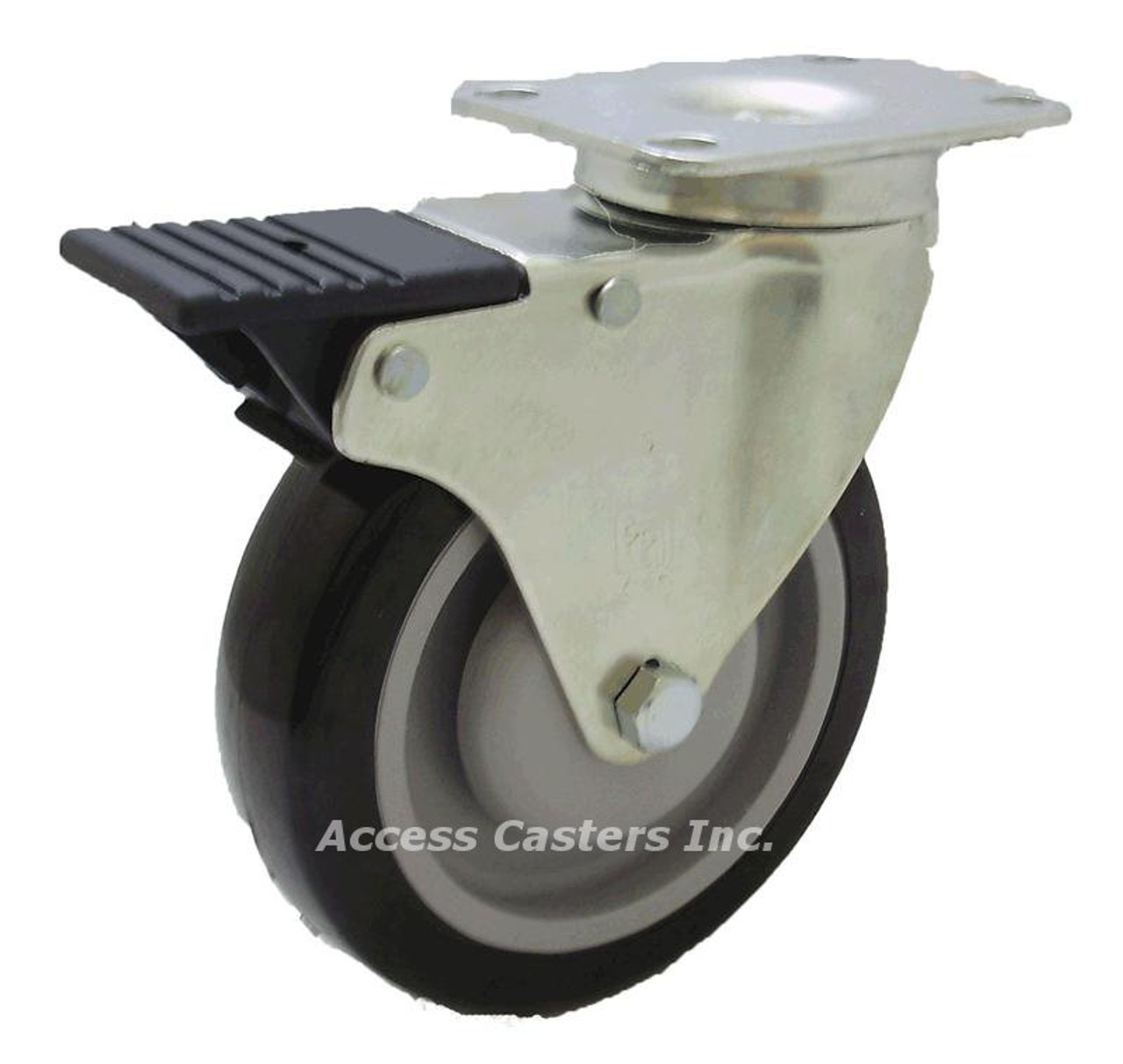 5" Total Lock Caster Polyurethane Wheel