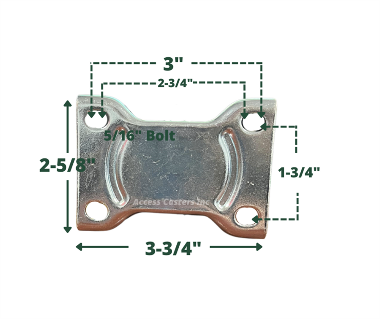 2 5/8 x 3 3/4 top plate dimensions