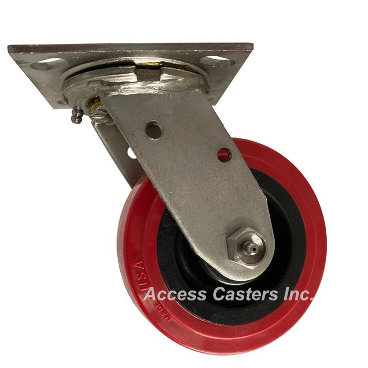 5PSSPS 5" Swivel Caster Stainless Steel Poly Wheel