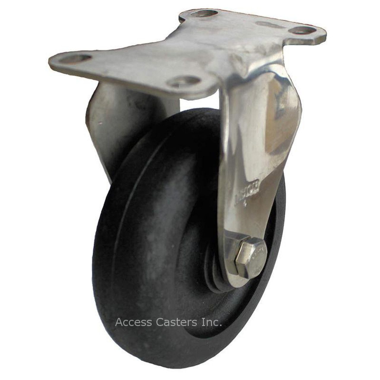 5 in Stainless Steel Rigid Caster from Albion