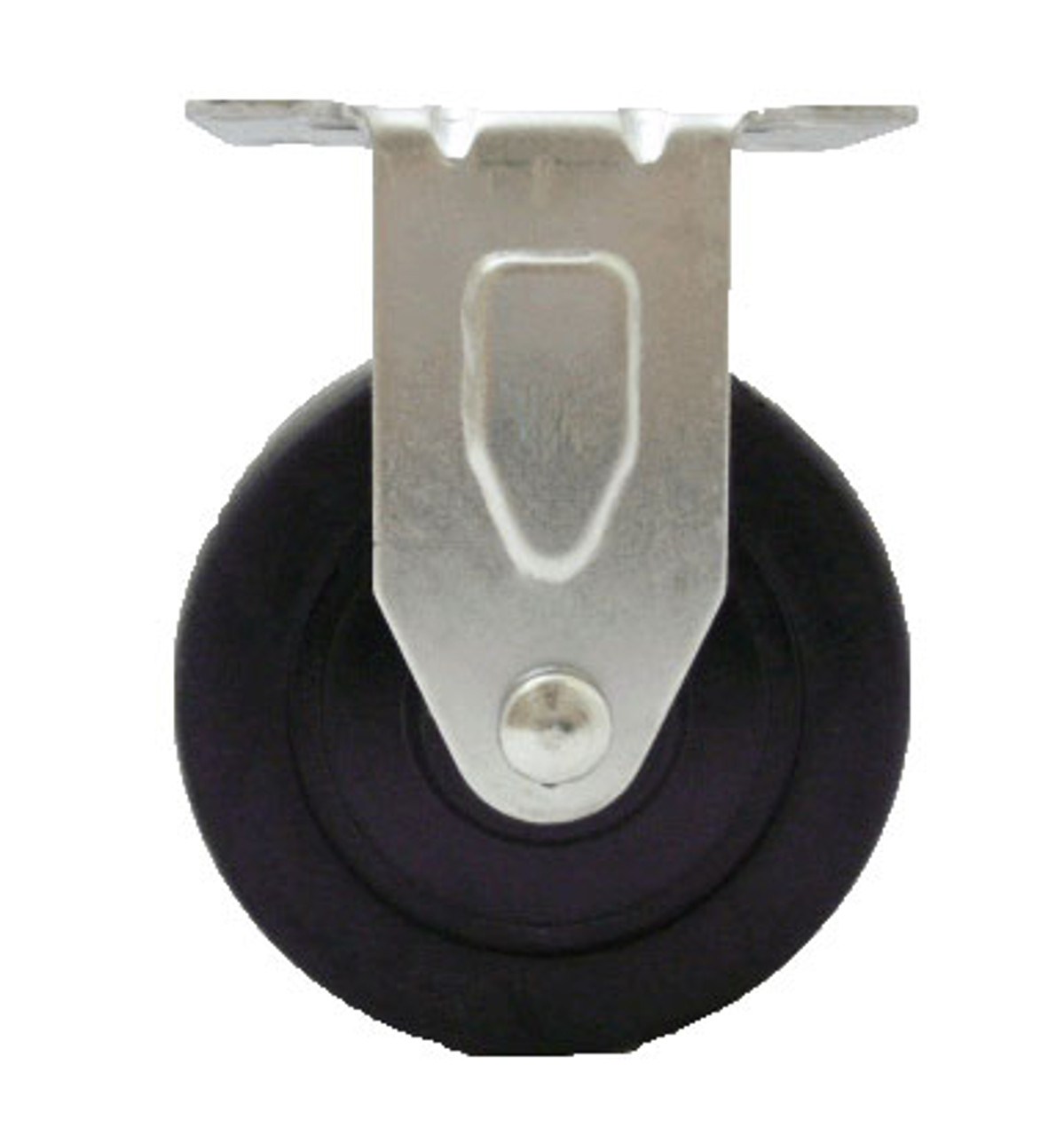 5 Inch Rigid Hard Rubber Caster Wheel