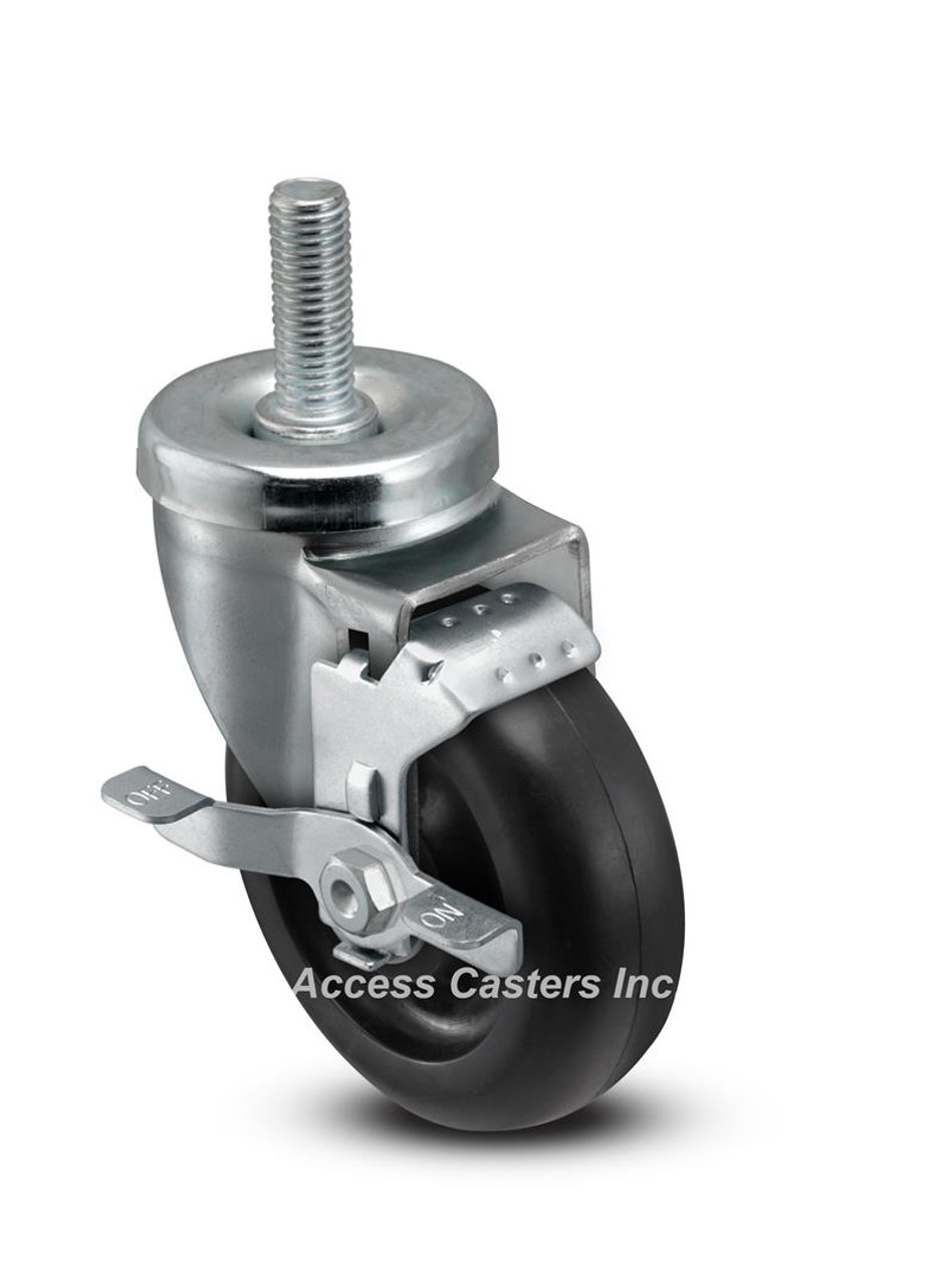 50205-AC 4 Inch Swivel Caster with Brake for Continental Refrigeration