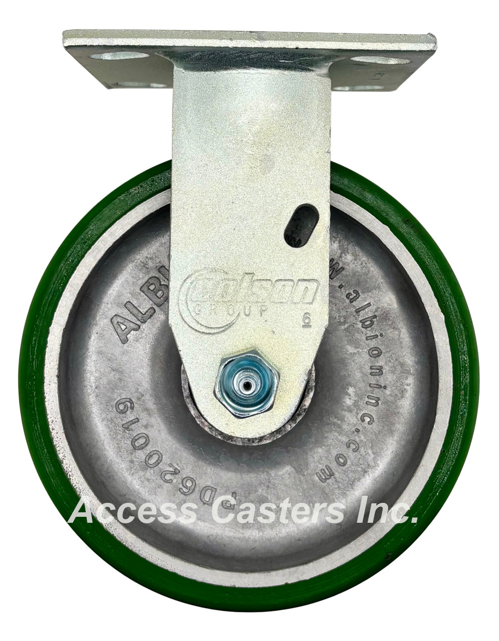 16PD06201R 6" x 2" Albion Rigid Plate Caster