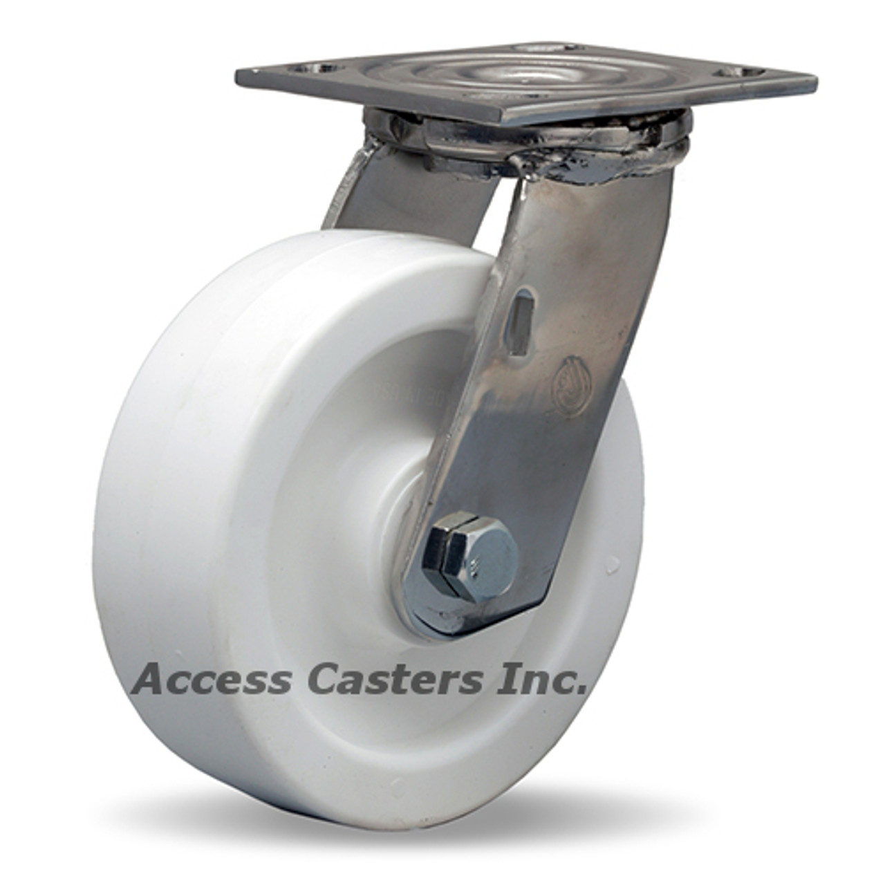 S-STA-6AZ 6 inch stainless steel swivel caster with Aqualite wheel