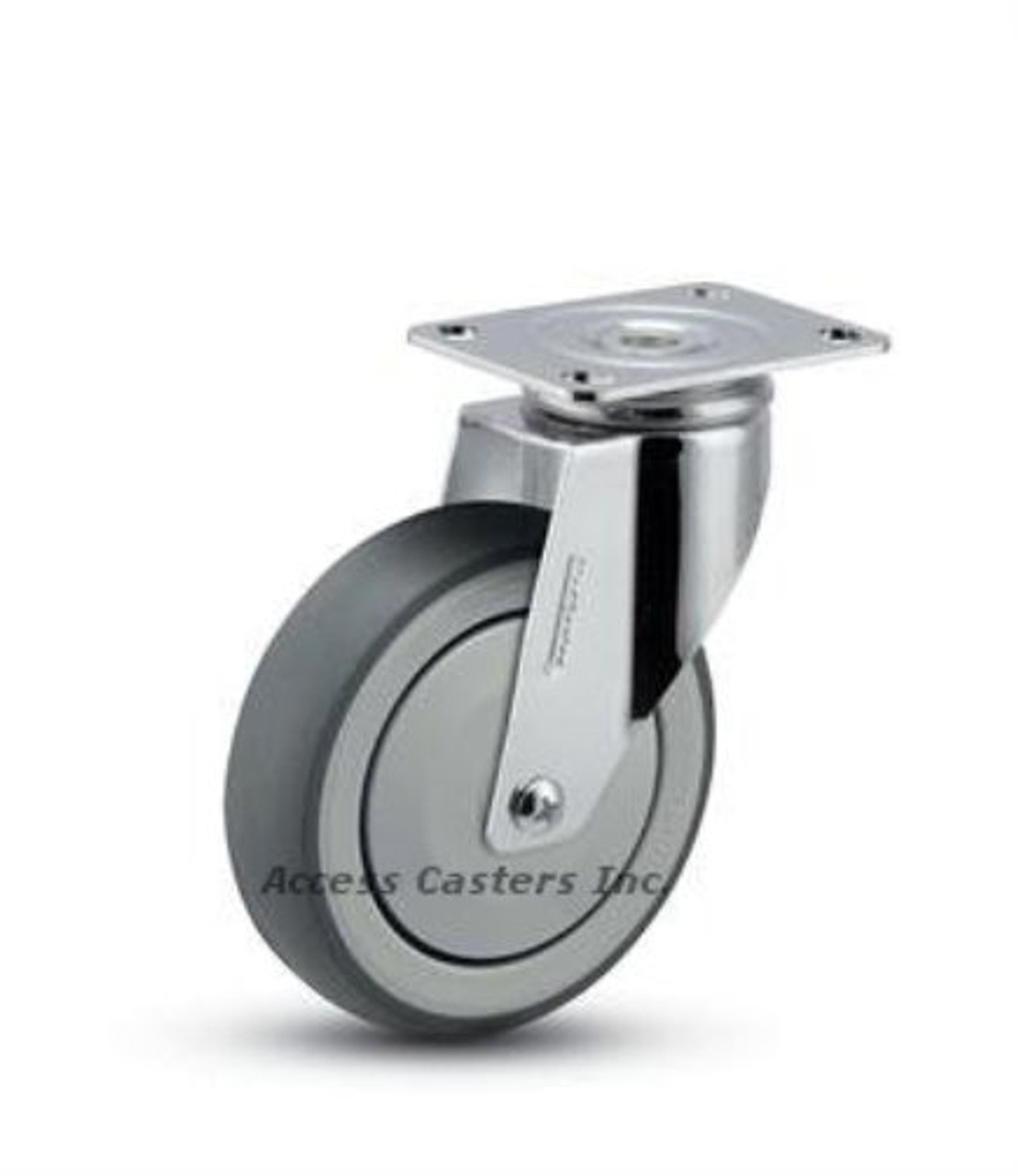 6 inch free swivel plate caster