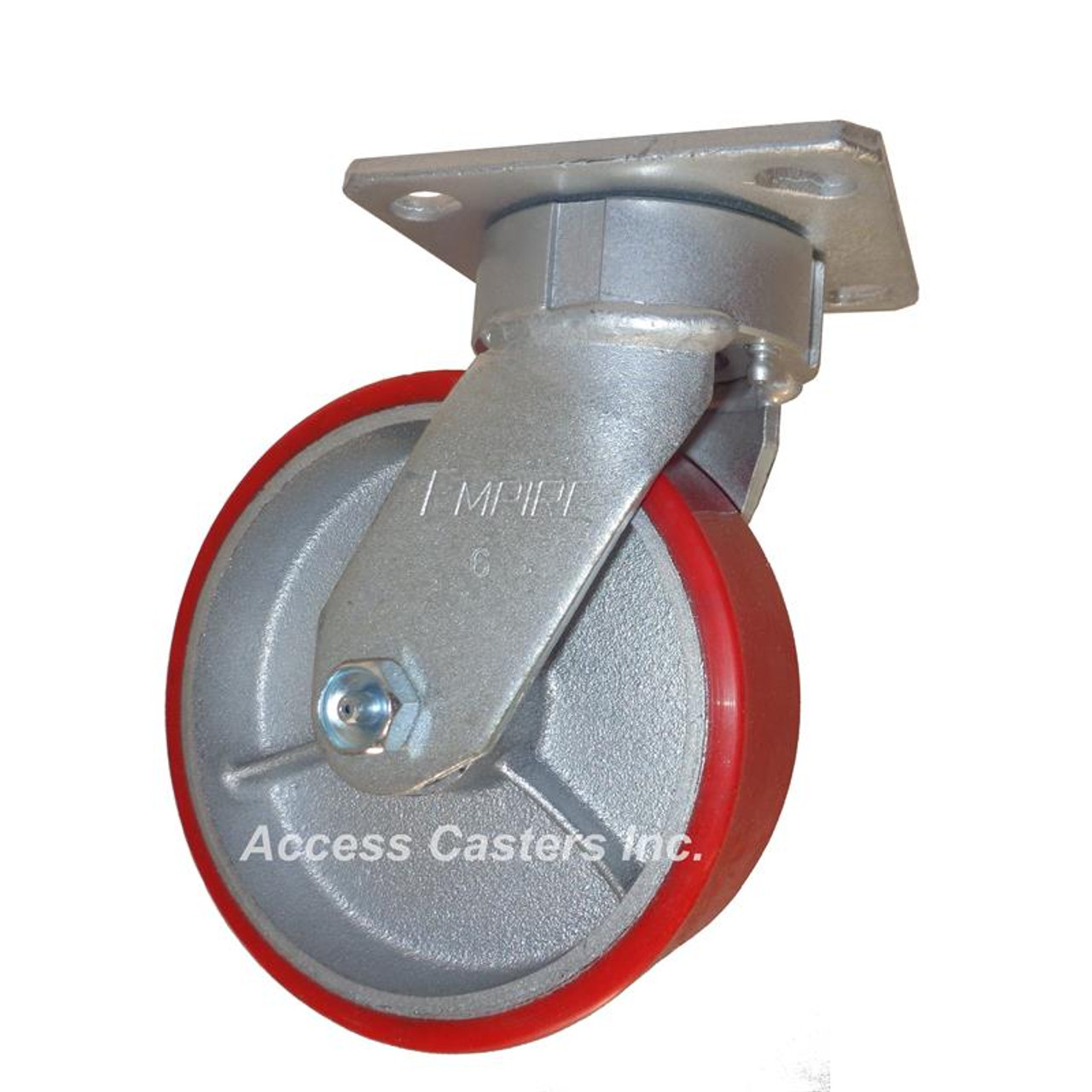 170PI06201S 6" kingpinless swivel caster