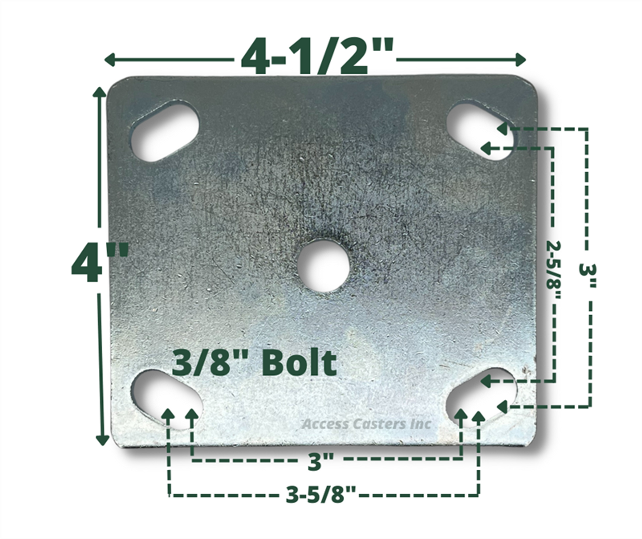 4 x 4 1/2 top plate dimensions4