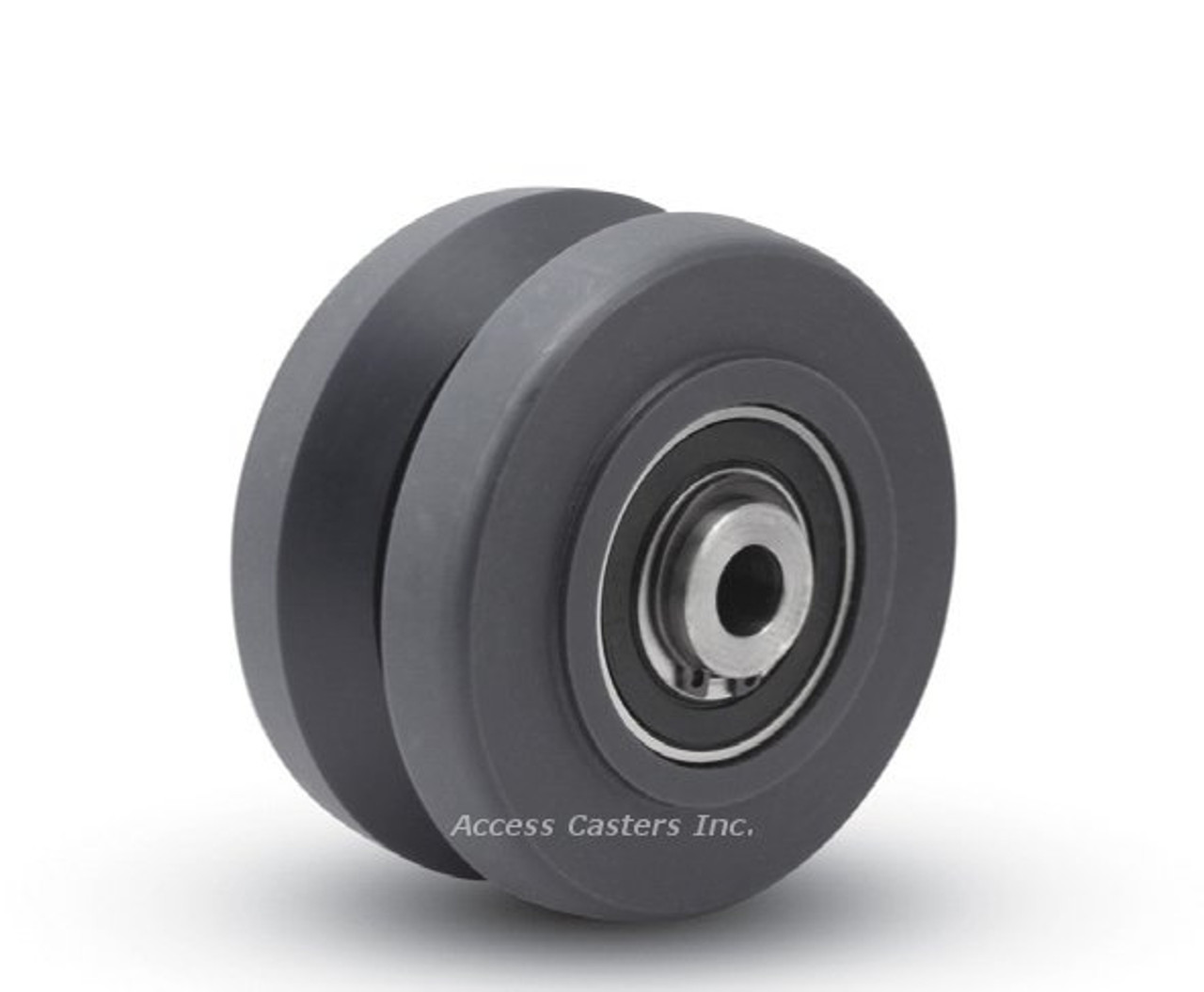 6 in x 2 in Trionix Solid Polymer V-Groove Wheel