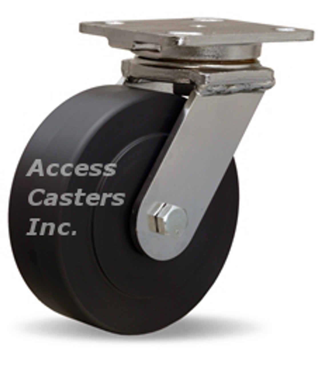S-WHS-6NYSB 6 Inch Workhorse Stainless Steel Swivel Caster