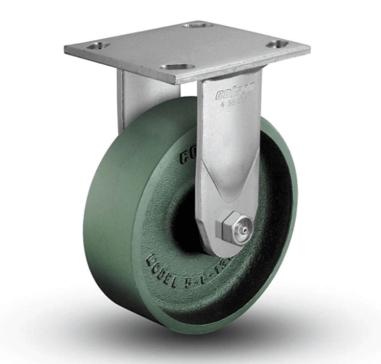 4.06108.139 Colson 6 Inch Rigid Caster with Cast Iron Wheel