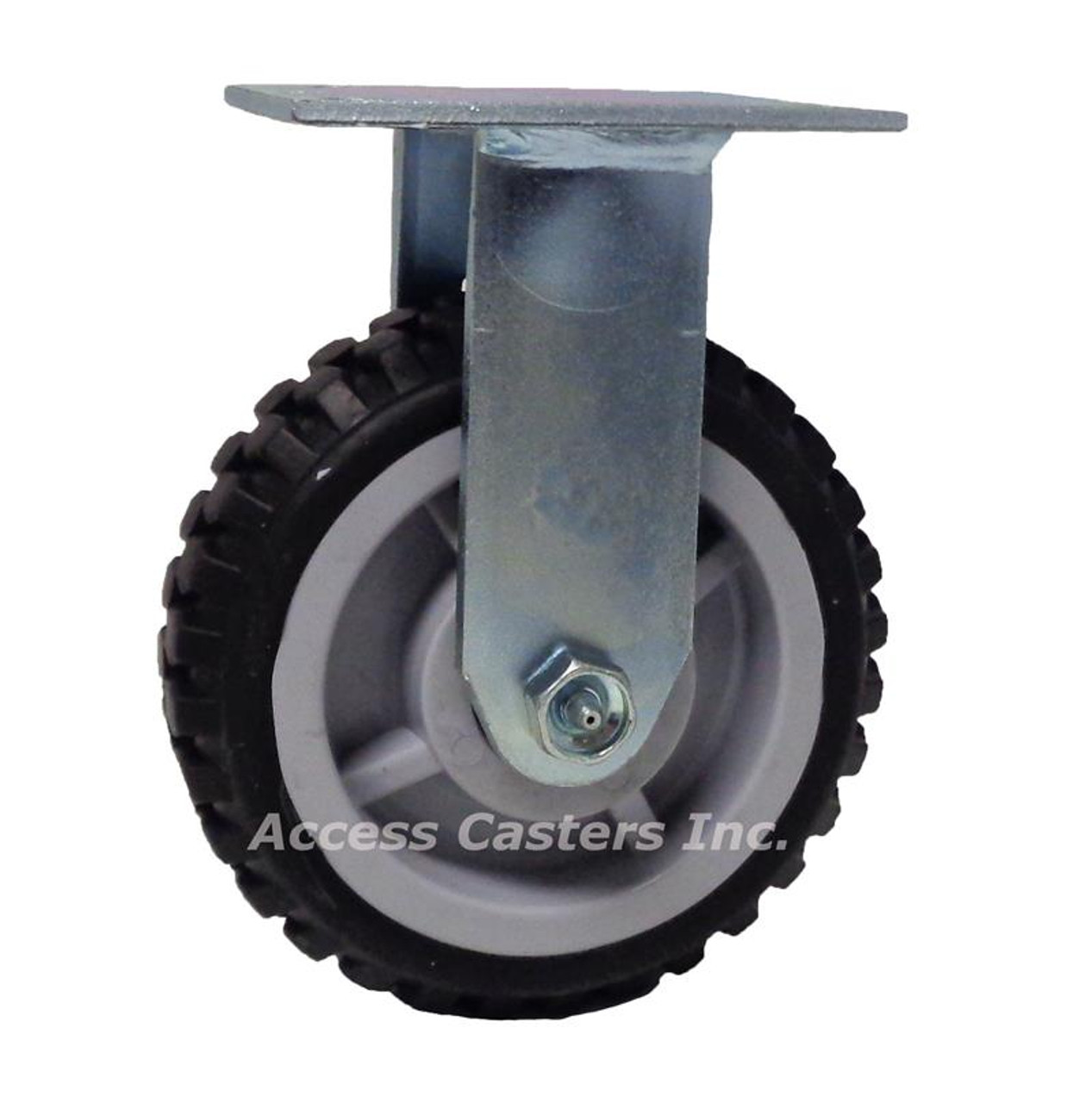 5DLSR 5" Rigid caster with semi-pneumatic style wheel