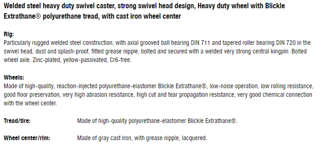 LS-GTH 200K-16 Wheel and Bracket Information